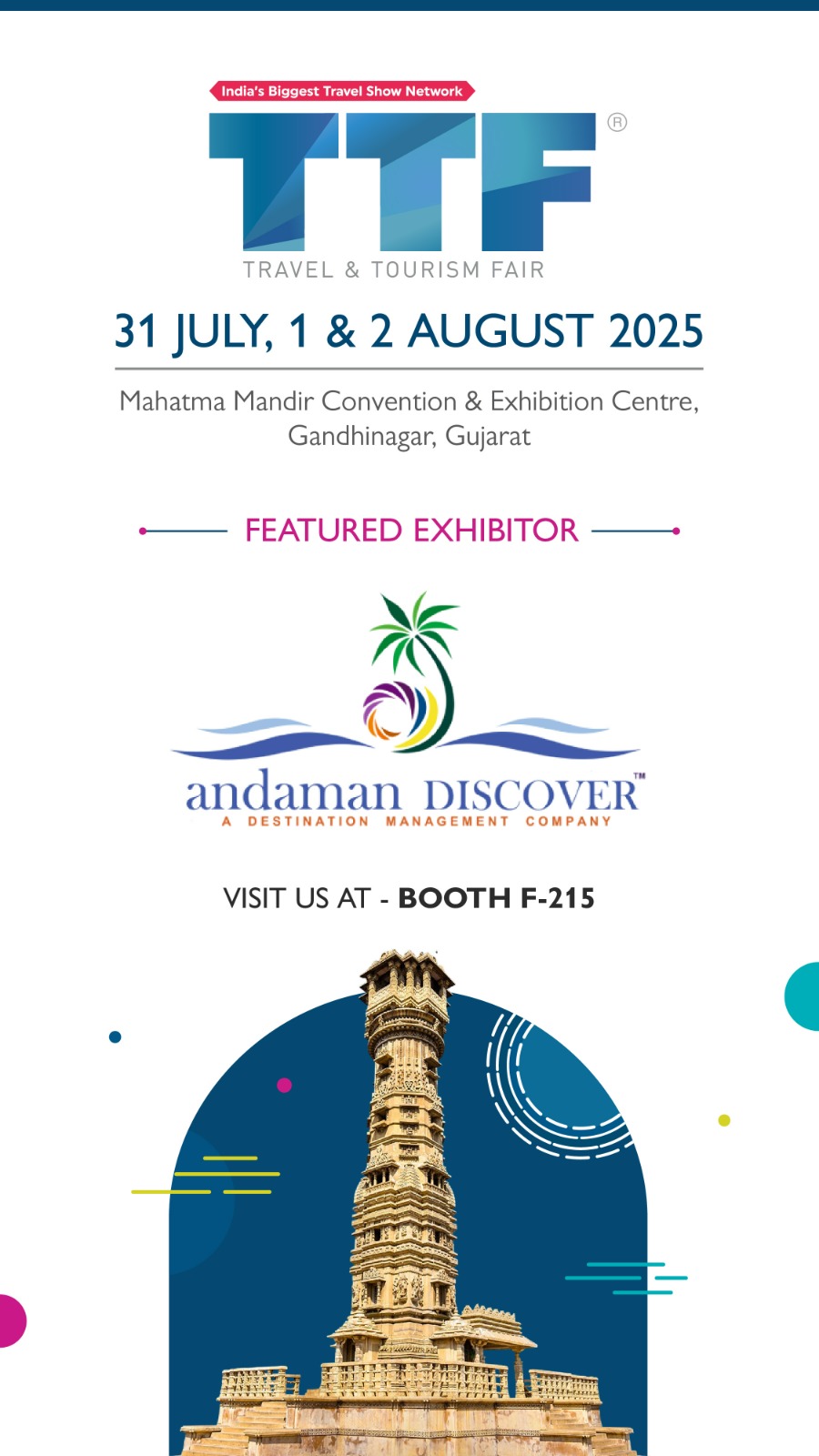 Meet Andaman Discover at TTF Gandhinagar – Gujarat 2025